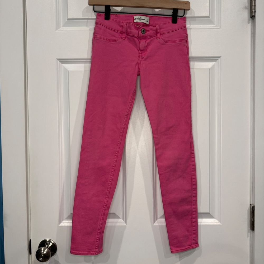 abercrombie kids Pink Slim Jeans